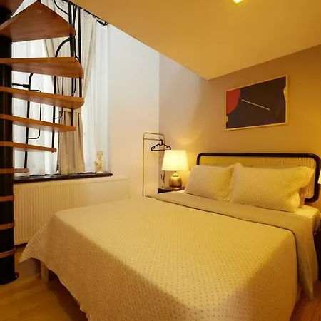 Historic High-ceiling 2-flat Combo - Taksim